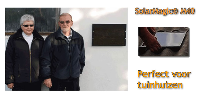 SolarMagic M40 voor tuinhuizen